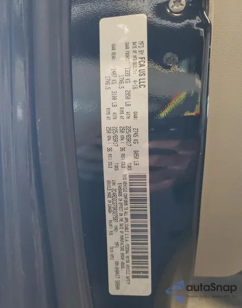 2016 Dodge Grand Caravan Sxt from USA, damaged, VIN 2C4RDGCG7GR327587